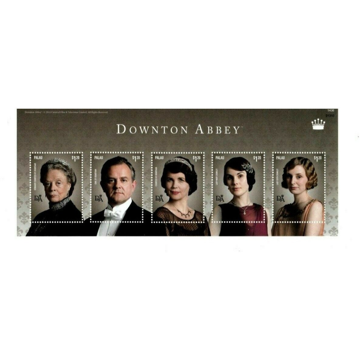 Palau - 2014 - Downton Abbey - Feuille de cinq - MNH