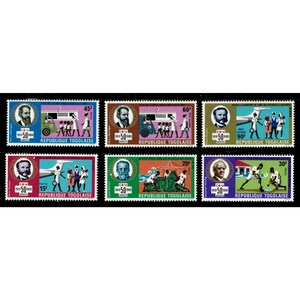 Togo 1969 - Red Cross, 50th Anniversary - Set of 6v Stamps - Scott 689-92, C113-14 - MNH