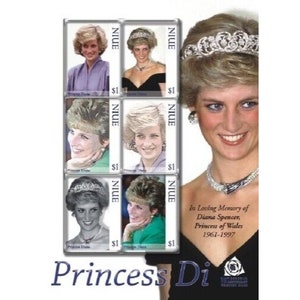 Niue 2007 - Princess Diana 10th Memorial Anniversary - Sheet of 6 - Sc 822 - MNH