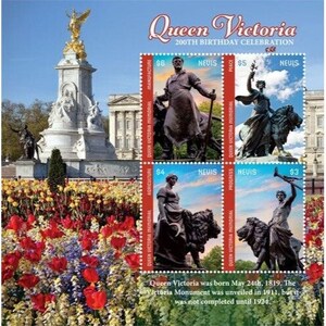 Nevis 2019 - Queen Victoria 200th Birthday - Sheet of 4 stamps -Scott #1992 -MNH