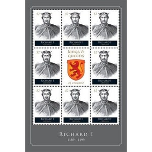 Grenada - 2011 - Kings & Queens Of England Richard I - Sheet Of 8 - MNH