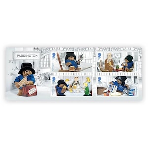 Royal Mail - Urso Paddington - Mini Folha de Selo - Menta