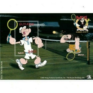 Guyana - 2002 - Popeye - Souvenir Sheet - MNH