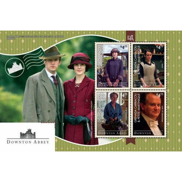 Grenada Grenadines - 2014 - Downton Abbey  - Sheet of four - MNH