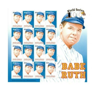 Grenadines 2005  - Babe Ruth  - Sheet of Sixteen  - MNH