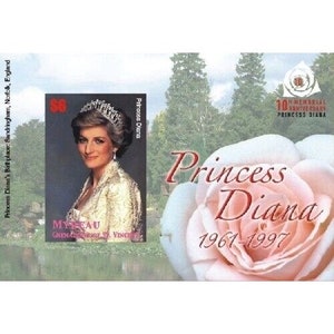 Mayreau 2007 - Princess Diana 10th Memorial Anniversary - Souvenir Sheet - MNH