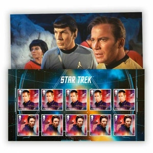 Royal Mail - Star Trek - Enterprise - 10 Stamps - Mint