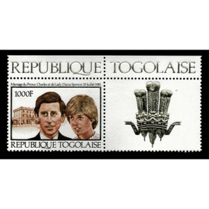 Togo 1981 - Wedding of Prince Charles & Lady Diana - Individual - 1105 - MNH