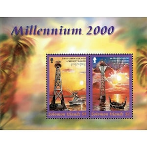 Solomon Islands 2000 - New Millennium, Boats - Souvenir Sheet - Scott 893 - MNH