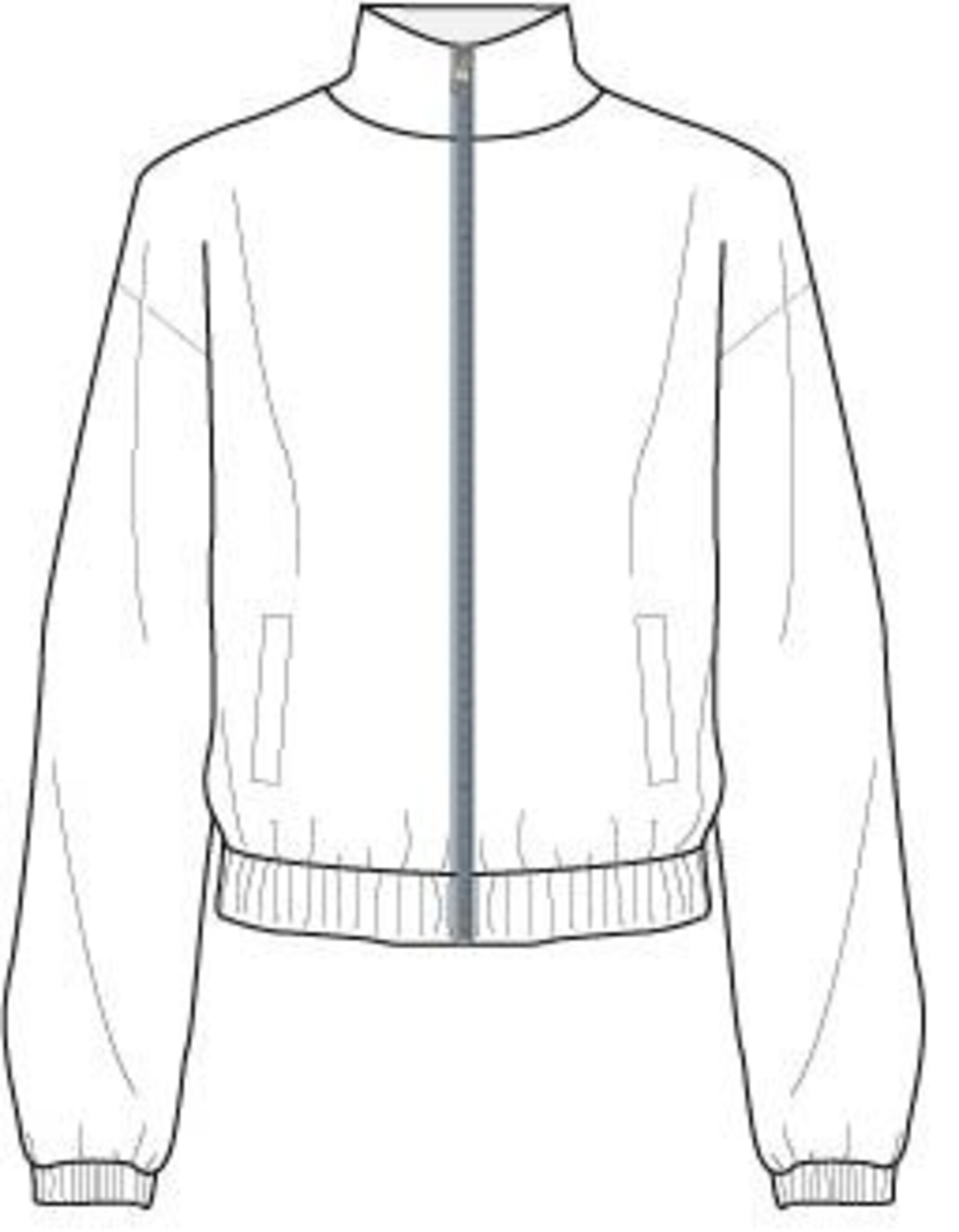 Make Your Own Track Jacket /quality Basic Track Jacket Pattern/ XXSXXL
