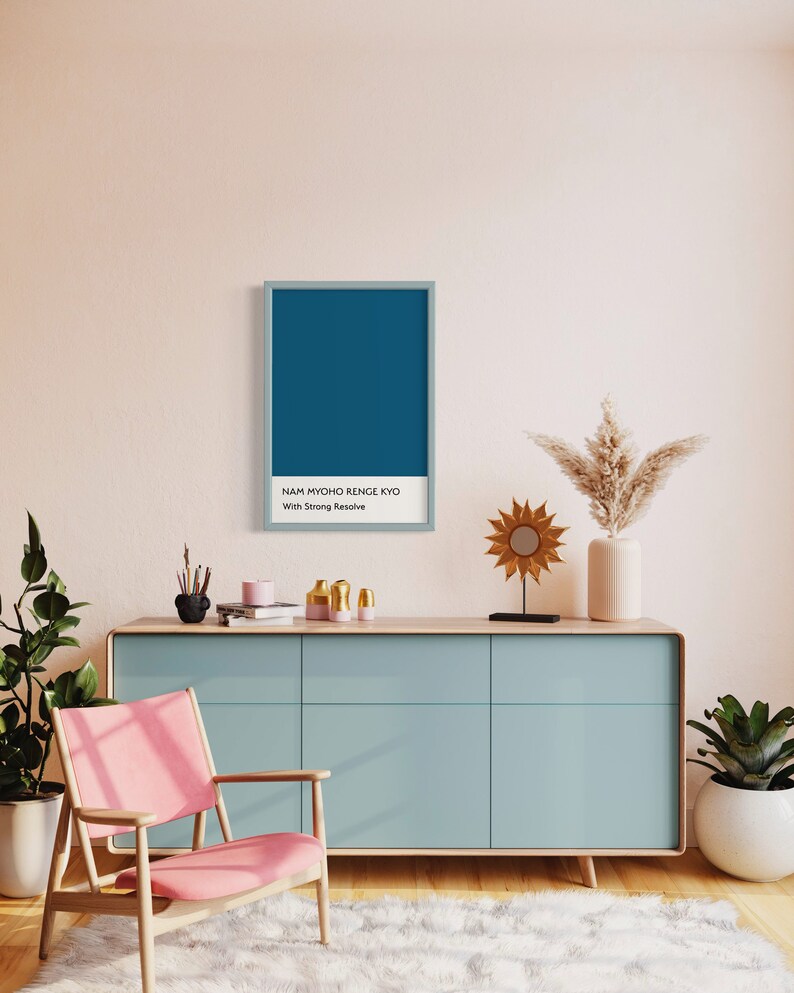 Nam Myoho Renge Kyo - 3 Piece Wall Art - Gosho - Color Block Art ...