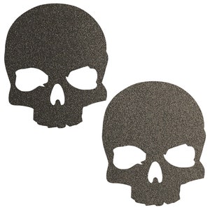 2x reflector stickers, skull reflex stickers reflective stickers skull
