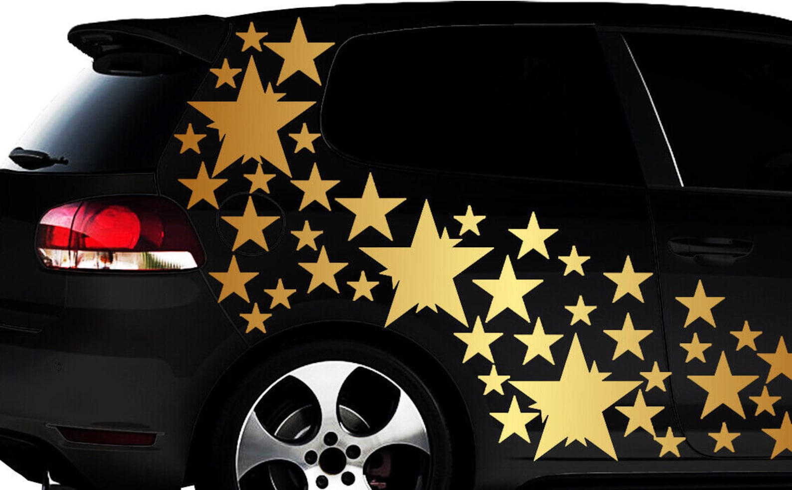 134x Stars Star Car Sticker Set Sticker Tuning Shirt Stylin Wall Decal ...