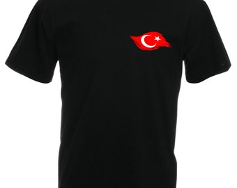 Türkei t-Shirt Türkiye Istanbul Türk Göktürk Ayyildiz Flagge t-Shirt Shirt Tshirt Göktürk Türki x