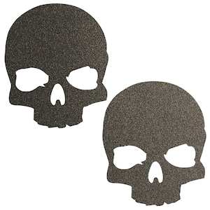 2x reflector stickers, skull reflex stickers reflective stickers skull