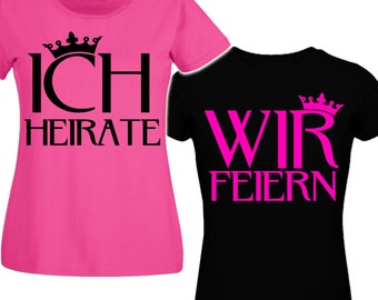 Bachelorette Party T-Shirt Bachelor Party Security Bride Ladies JGA we CELEBRATE I&#39;M GETTING MARRIED Wedding Party Drinking