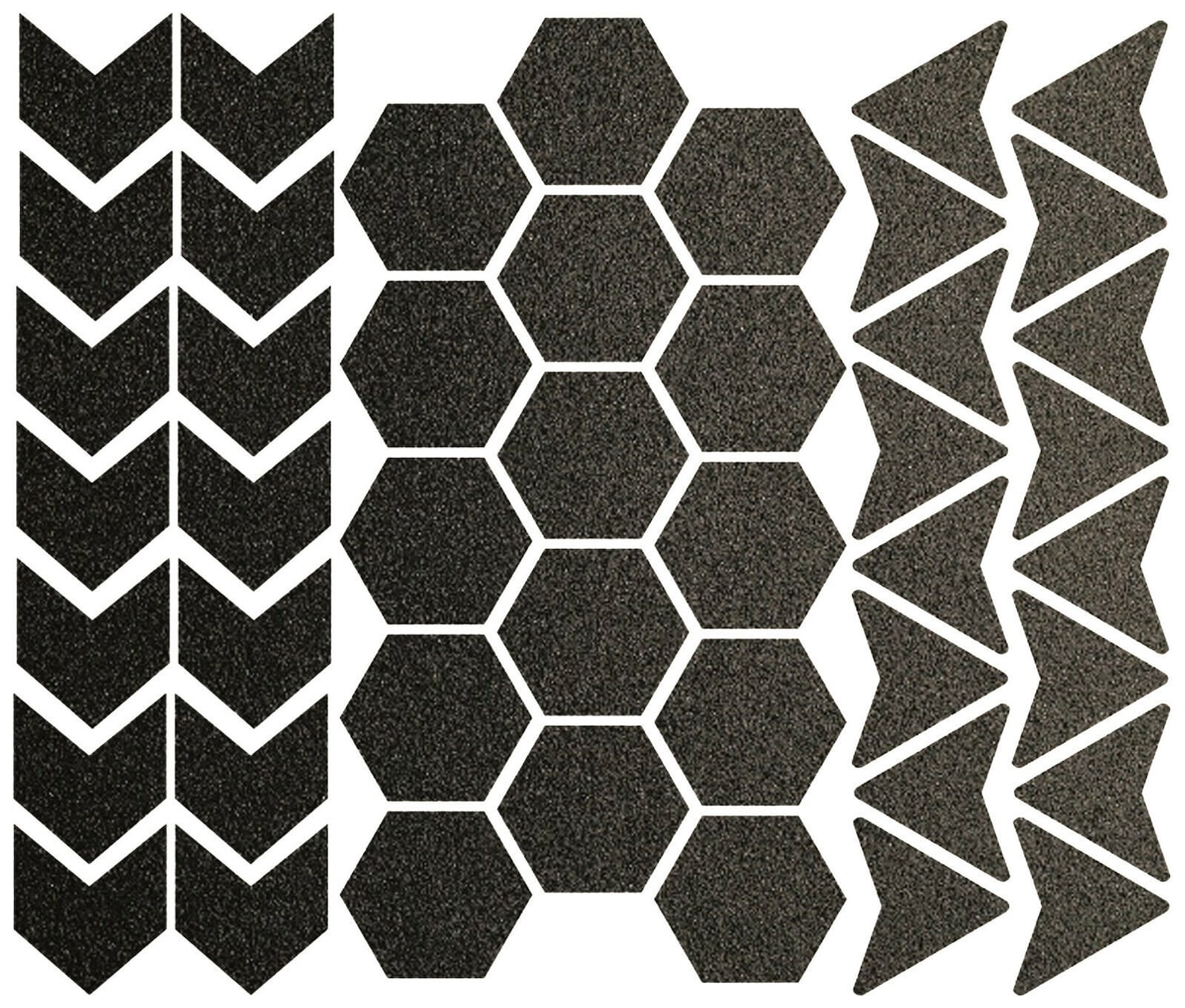 45x Reflector Stickers, Reflective Stickers Black Reflectic - Etsy