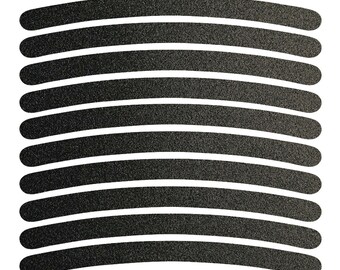 10x Reflector stickers, reflective stickers, black, reflectic