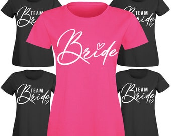T-shirt per addio al nubilato Sposa / Squadra Sposa