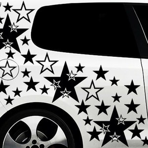 300 étoiles XXXL SET étoile voiture autocollant Tuning chemise Stylin mur tatouage