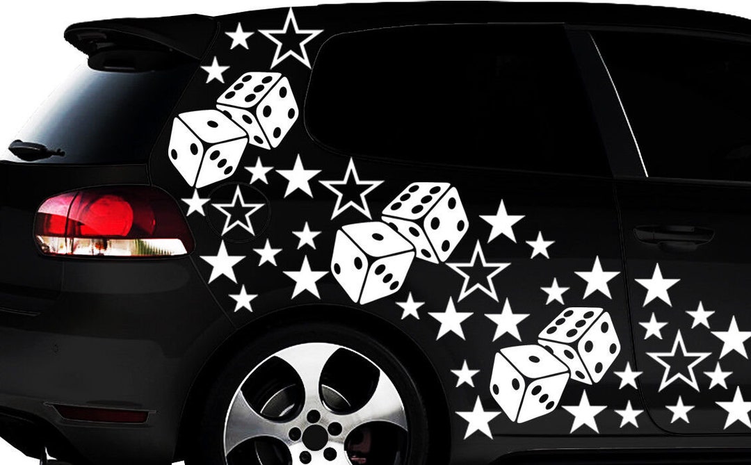 1pc Star Shaped Car Sticker SHEIN