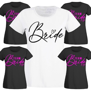 Bachelorette Party T-Shirt Bride Team Bride Bachelorette Party Security Bride Ladies JGA SECURITY of the BRIDE Wedding Party Drinking