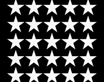 25x reflector stickers, reflective stickers white reflxxyxy stars star star