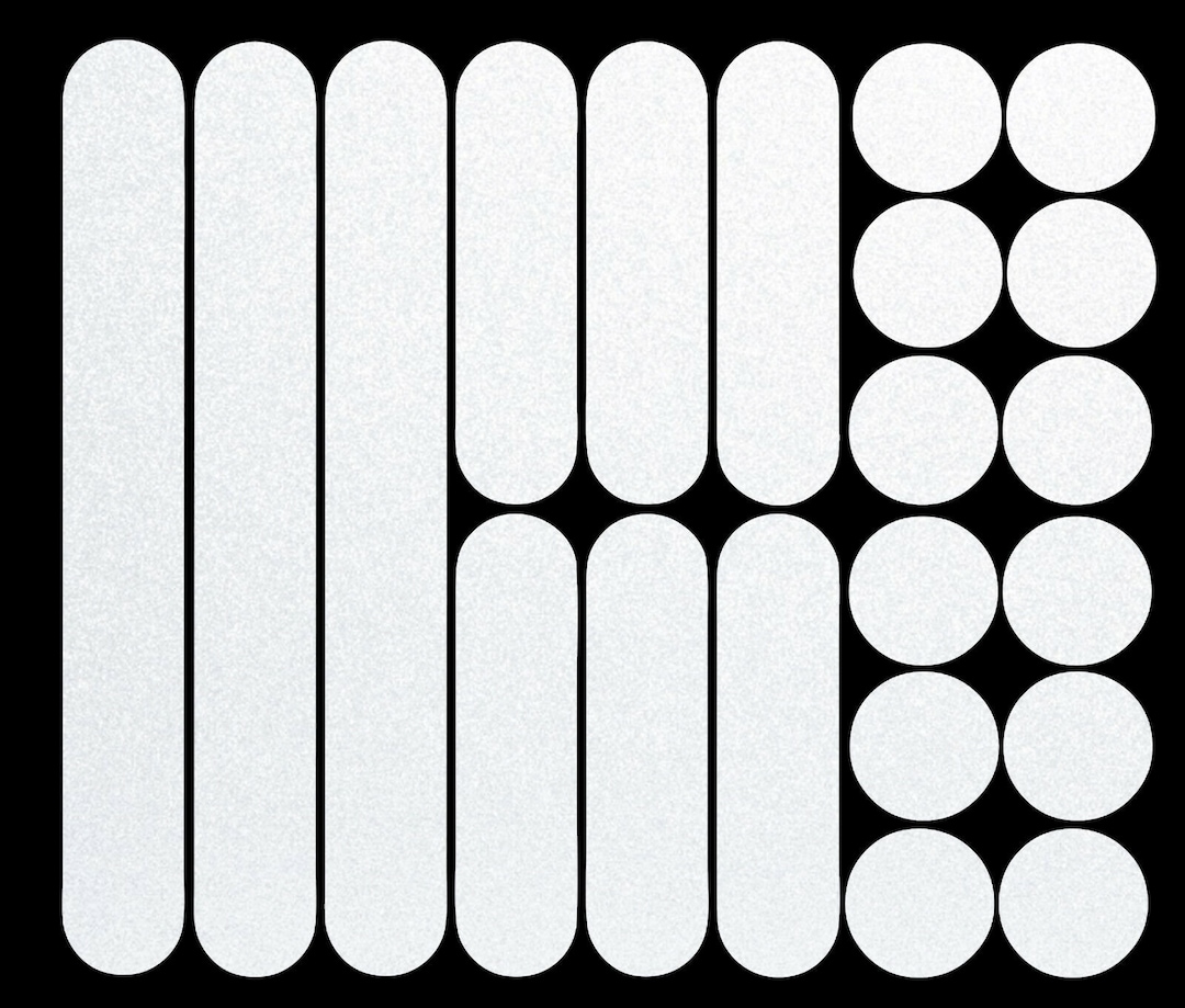 63x Reflector Stickers, Reflective Stickers White Reflective - Etsy