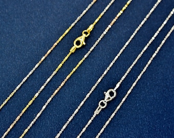 925 sterling silver necklace chain,  italian handmade link cylinder necklace chain available in 16'',18'',20'',24''