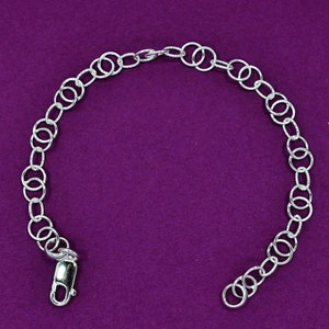 925 sterling silver bracelet ,dainty bracelet, 925 silver bracelet ,  silver bracelet gift for her , link bracelet