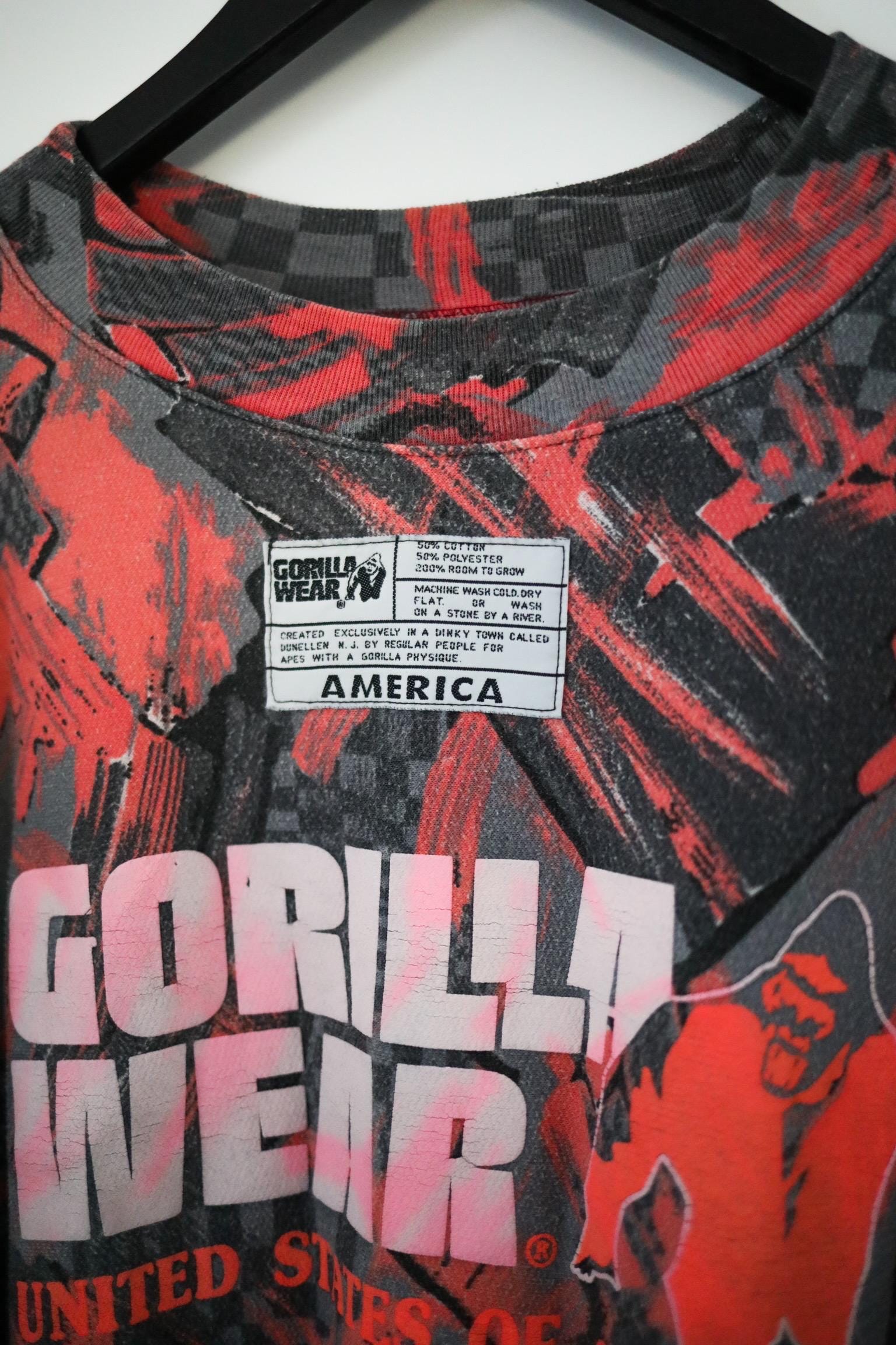 トップス 90s  Old X Large Gorilla Sweat Vintage 90s X LARGE Gorilla Skate Streetwear Sweatshirt