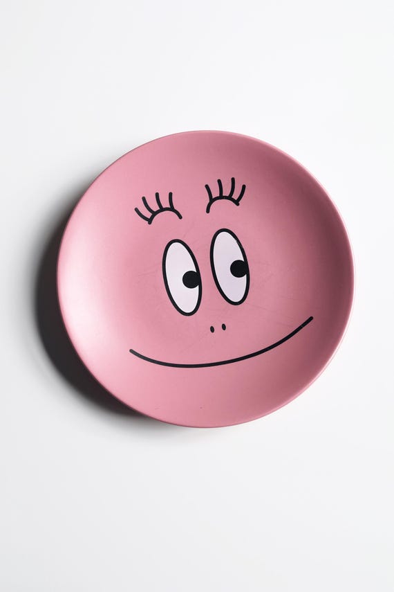 Barbapapa Vintage Plate avenue of the stars 2006 at & Kodansha ltd Sammler Sammle Teller Retro