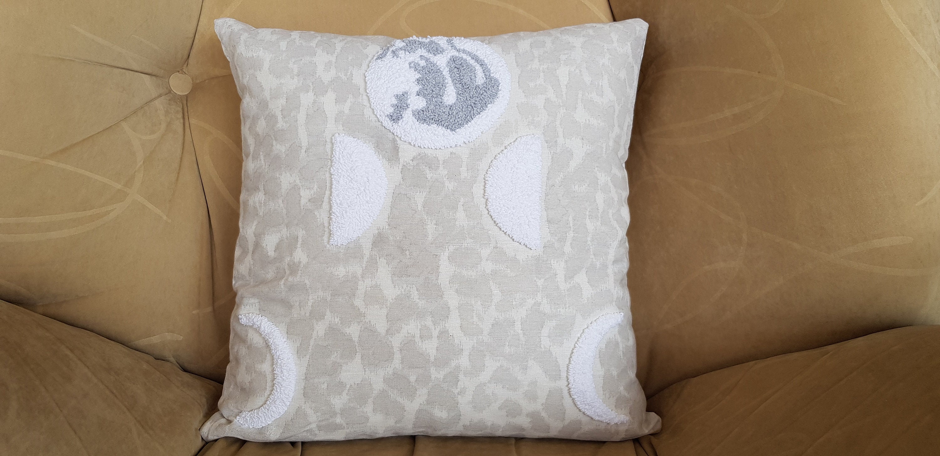 Punch Needle Embroidery Pattern Pdf, Decorative Pillow Cover Floral, I Love  You, Pillow Cushion Cover Embroidery, Gifts, Decoration 