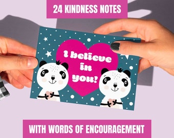 Kindness Cards: 24 Positive Affirmation Notes (Digital Download)