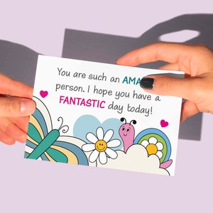 24 fun flower power kindness cards with words of encouragement. Kindness challenge, kindness notes, positive affirmations.