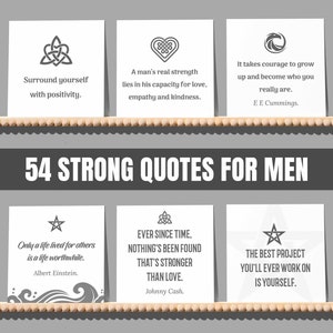 54 affermazioni positive e citazioni incoraggianti per gli uomini che attraversano momenti difficili. Hai queste carte. Strumento per la salute mentale del consulente.
