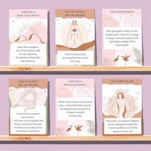 80 cartes d'affirmation positive pour l'amour de soi, l'anxiété et la gratitude. Cartes flash motivantes. Citations bien-être imprimables. Outil de santé mentale.