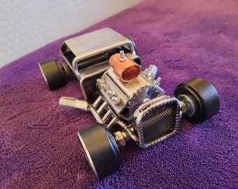 Steel hot rod model