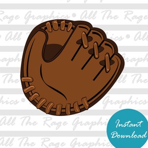 Baseball Glove | Instant Digital Download | png jpg svg pdf | Graphic Image | Clip Art | Clipart | Image File | Vector File | Sports