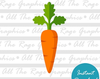 Carrot | Instant Digital Download | png jpg svg pdf | Graphic Image | Clip Art | Clipart | Image File | Vector File