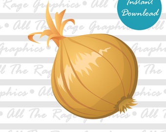 Onion | Instant Digital Download | png jpg svg pdf | Graphic Image | Clip Art | Clipart | Image File | Vector File