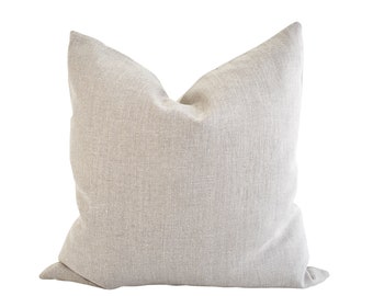 Linen Pillow Cover - Natural