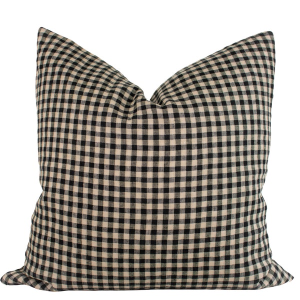 Pillow Two Black Bears On Beige