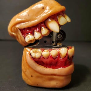 Daywalker Vampire Teeth Zippo - OOAK Custom Zippo Lighter