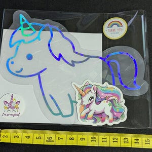 Rainbow Baby Unicorn Suncatcher Sticker Sun Catcher Window Film Decal Car Accessories Sticker Nursery Room Ornament Home Decor Gift for Kids