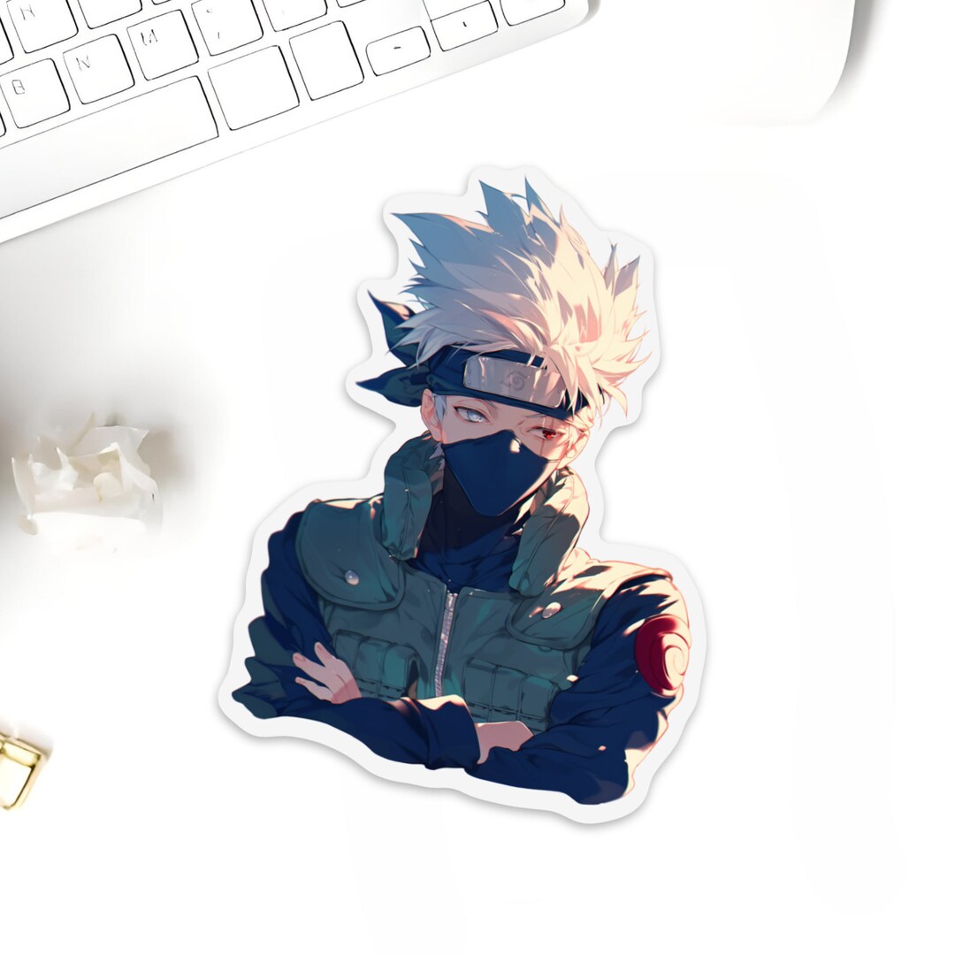 Kakashi Naruto Shippuden Big Anime Sticker - Etsy