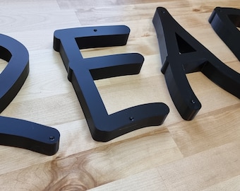 Custom Screw Mount Sign Letters (1in Thick). Any Font, Size Or Color. Stunning Screw Mount Sign Letters For Offices, Meeting Rooms & More!