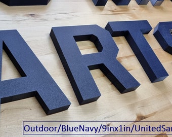 Totally Custom 3D Outdoor Sign Letters. 1 Inch Thick, Any Font, Size or Color! Our 3D Sign Letters Make An Impact