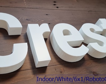 Totally Custom 3D Sign Letters. 1 Inch Thick, Any Font, Size or Color! Our 3D Sign Letters Make An Impact
