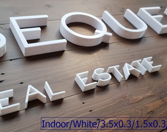 Totally Custom 3D Sign Letters. 1/2 Inch Thick, Any Font, Size or Color! Our 3D Sign Letters Make An Impact